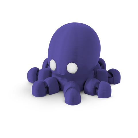 Distracties Octopus - 3D Printed Articulated Toy Fidget Friend