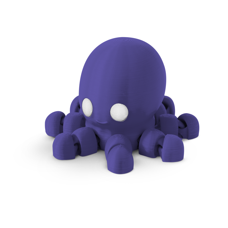 Distracties Octopus - 3D Printed Articulated Toy Fidget Friend