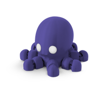 Thumbnail for Distracties Octopus - 3D Printed Articulated Toy Fidget Friend