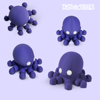 Thumbnail for Distracties Octopus - 3D Printed Articulated Toy Fidget Friend