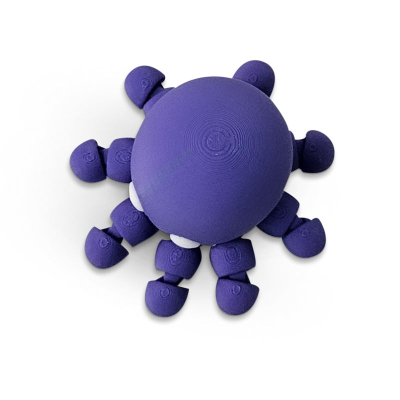 Distracties Octopus - 3D Printed Articulated Toy Fidget Friend