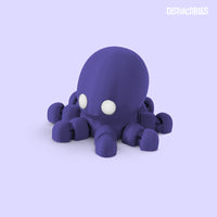 Thumbnail for Distracties Octopus - 3D Printed Articulated Toy Fidget Friend