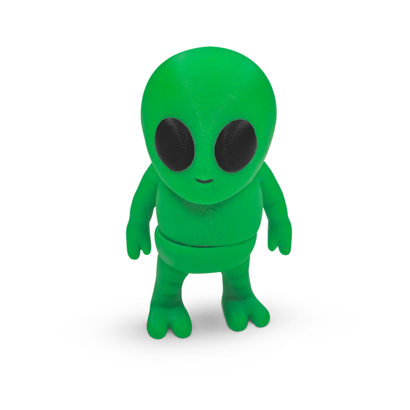 Distracties Alien - 3D Printed Articulated Toy Fidget Friend