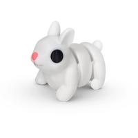 Thumbnail for Distracties Bunny - 3D Printed Articulated Toy Fidget Friend