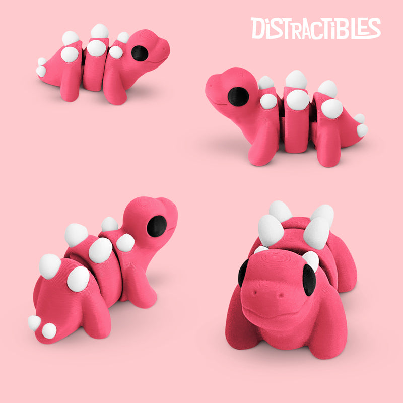 Distracties Stegosaurus - 3D Printed Articulated Toy Fidget Friend