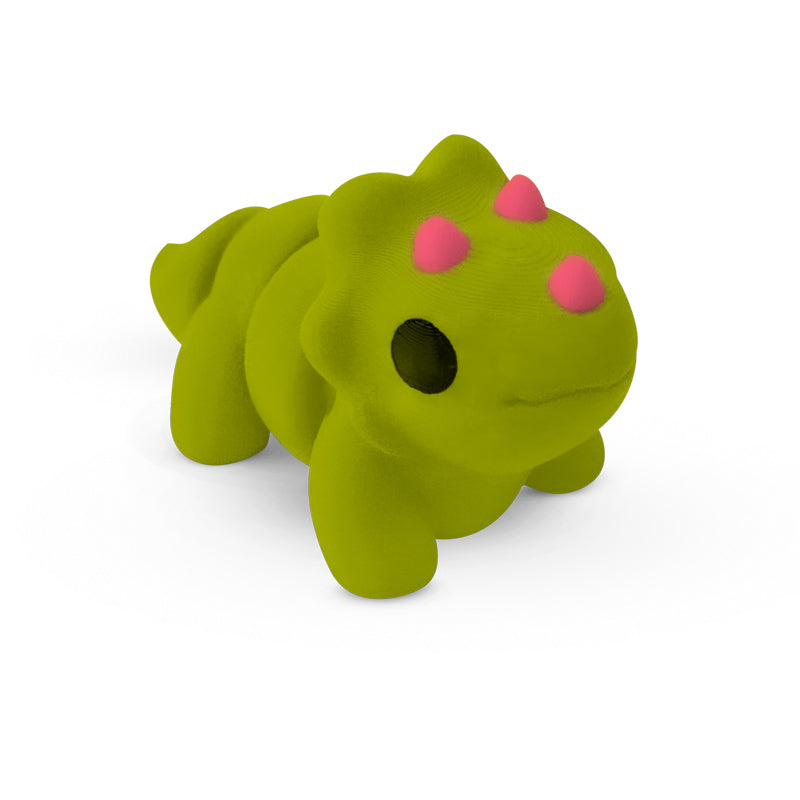 Distracties Triceratops - 3D Printed Articulated Toy Fidget Friend