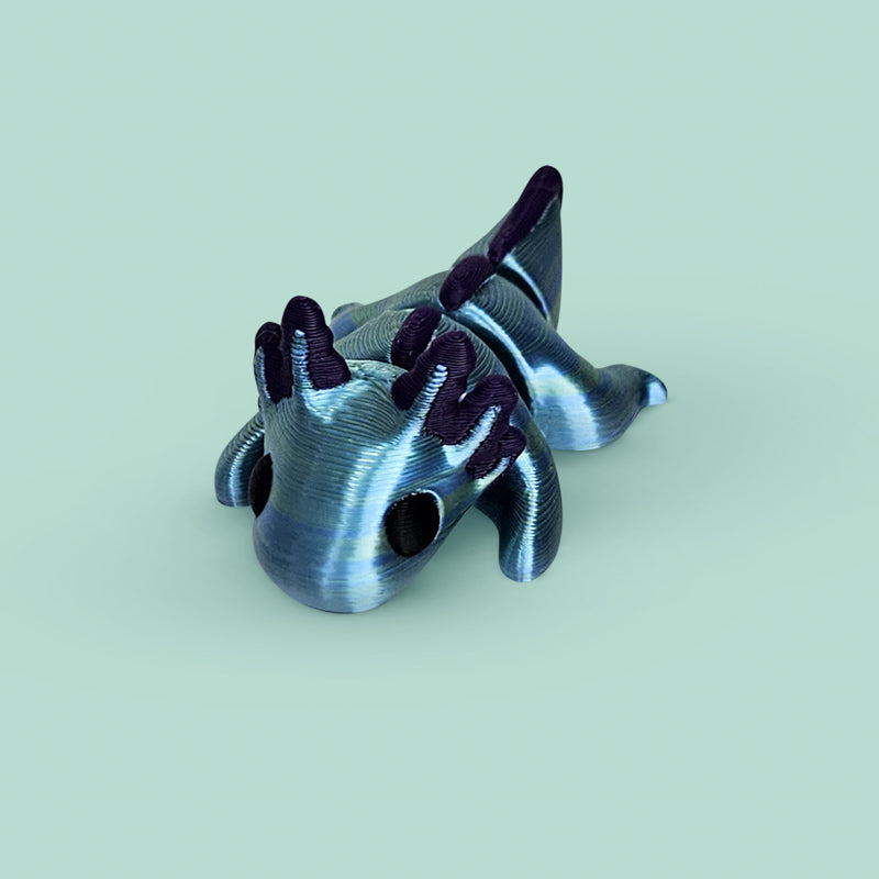 Distracties Axolotl - 3D Printed Articulated Toy Fidget Friend