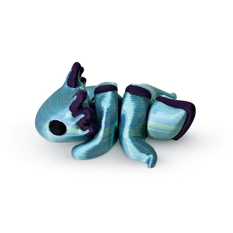 Distracties Axolotl - 3D Printed Articulated Toy Fidget Friend