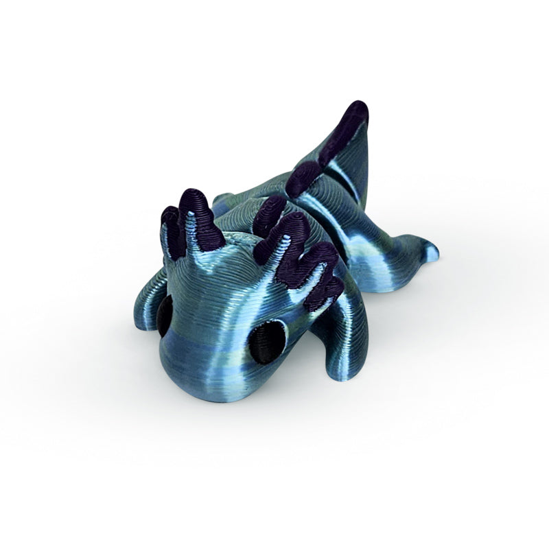 Distracties Axolotl - 3D Printed Articulated Toy Fidget Friend