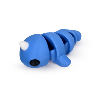 Thumbnail for Distracties Narwhal - 3D Printed Articulated Toy Fidget Friend