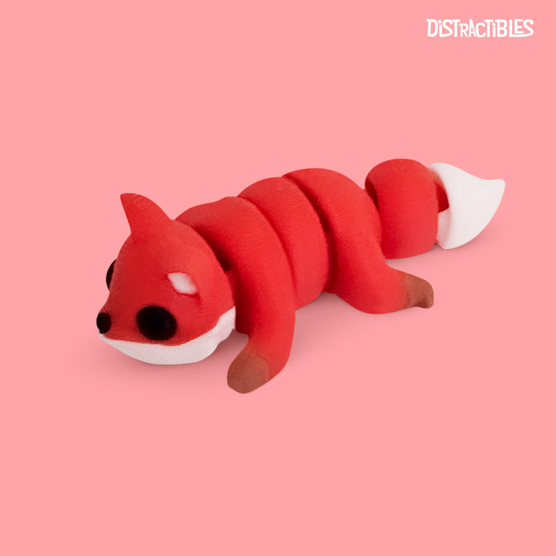 Distracties Fox - 3D Printed Articulated Toy Fidget Friend