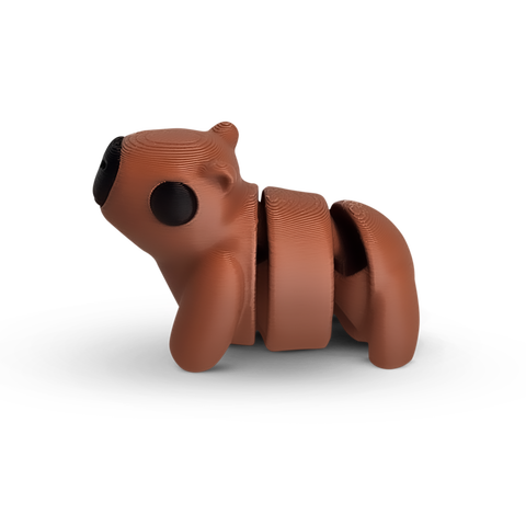 Distracties Capybara - 3D Printed Articulated Toy Fidget Friend