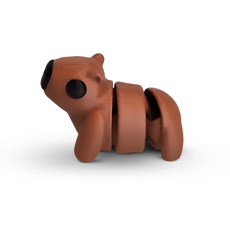 Distracties Capybara - 3D Printed Articulated Toy Fidget Friend