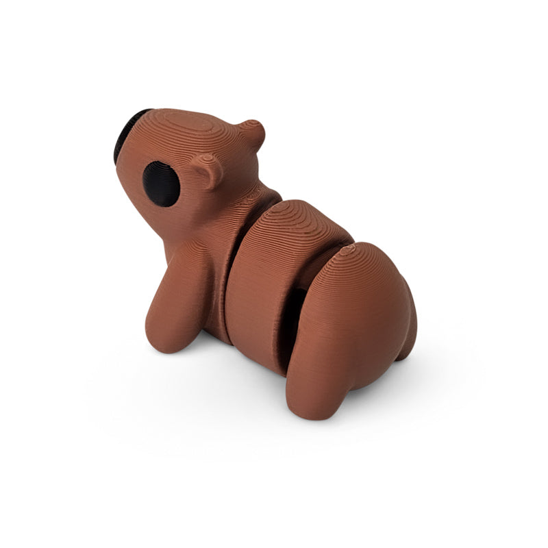 Distracties Capybara - 3D Printed Articulated Toy Fidget Friend