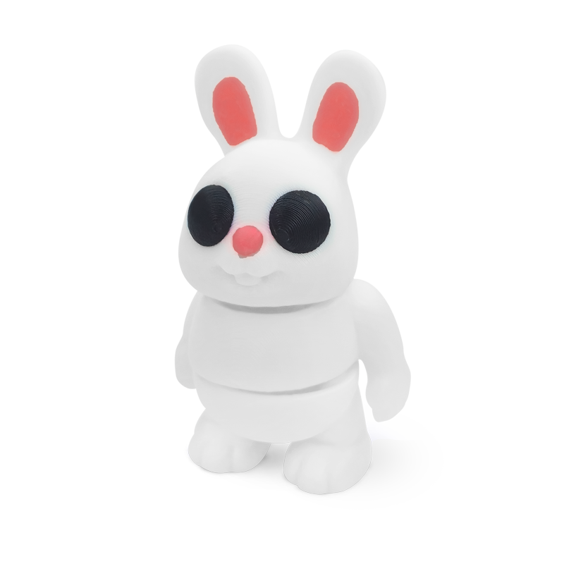 Distracties Bunny - 3D Printed Articulated Toy Fidget Friend