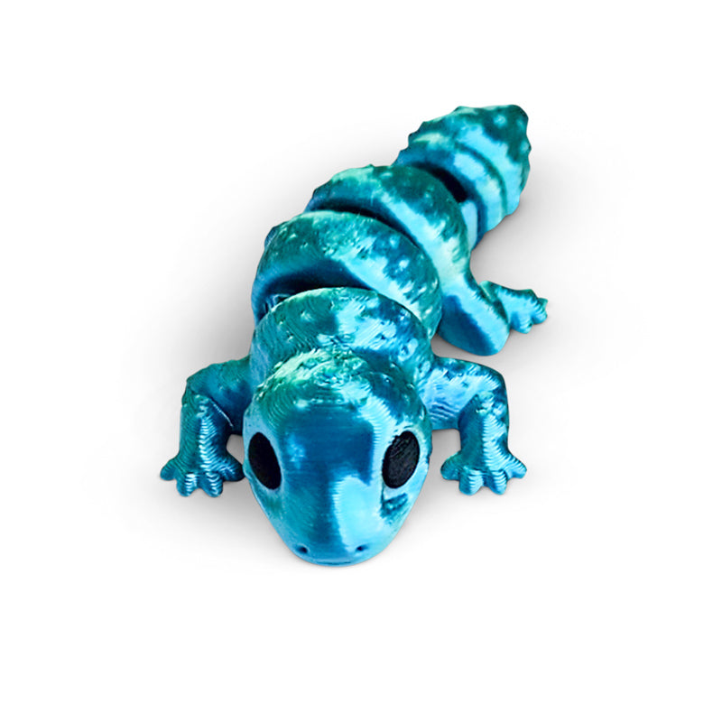 Distracties Leopard Gecko - 3D Printed Articulated Toy Fidget Friend