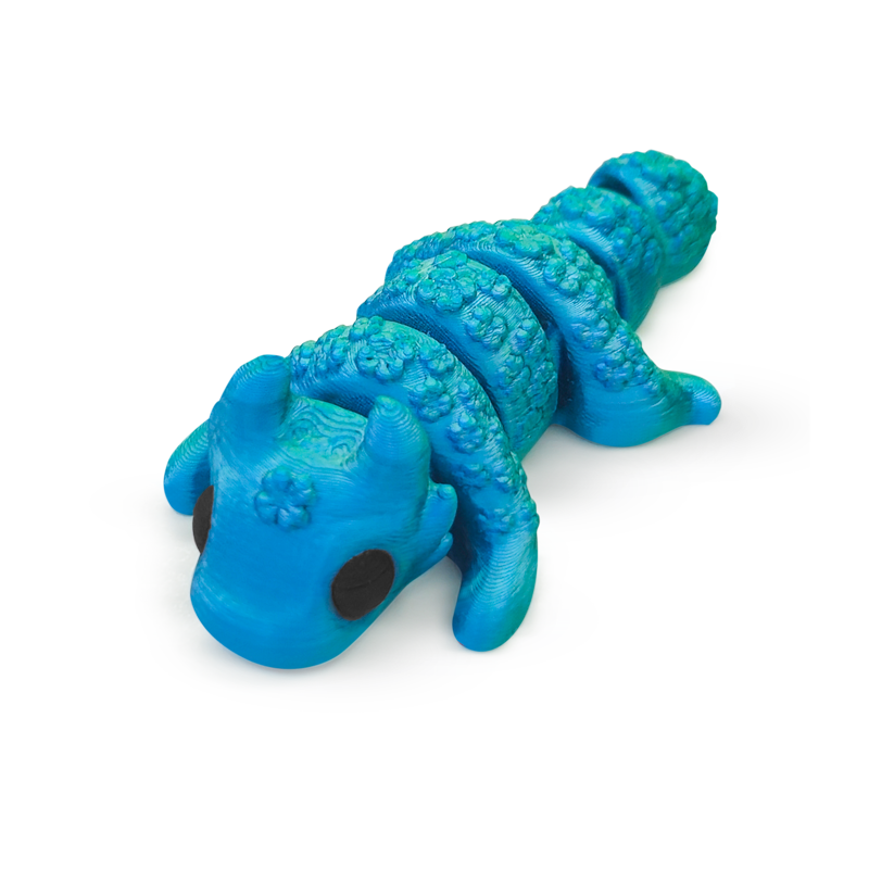 Distracties Lucky Dragon - 3D Printed Articulated Toy Fidget Friend