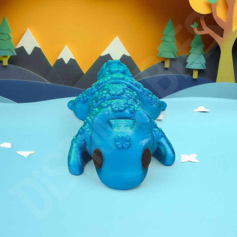 Distracties Lucky Dragon - 3D Printed Articulated Toy Fidget Friend