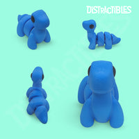 Thumbnail for Distracties Brontosaurus - 3D Printed Articulated Toy Fidget Friend