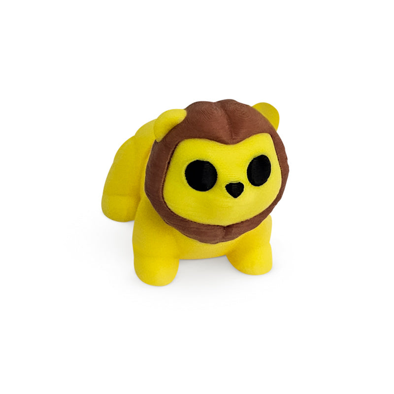 Distracties Lion - 3D Printed Articulated Toy Fidget Friend