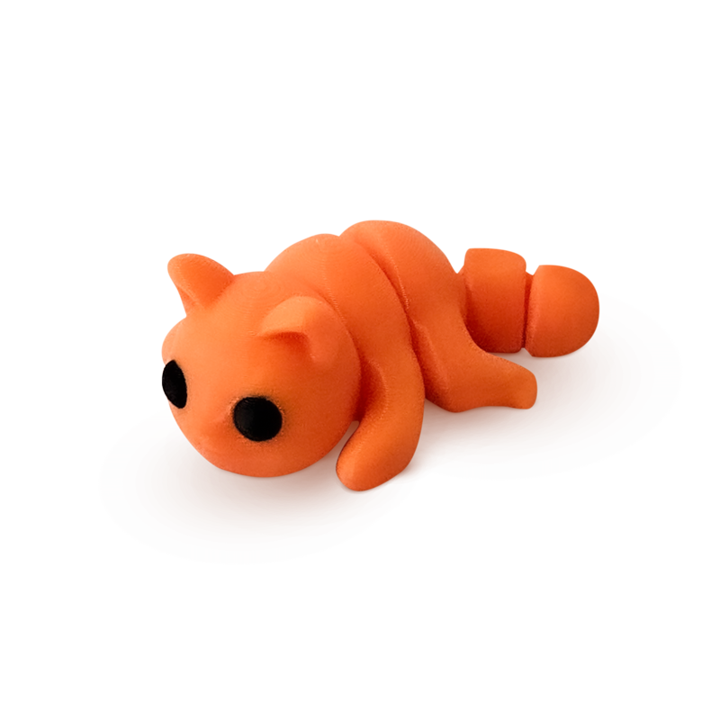 Distracties Cat - 3D Printed Articulated Toy Fidget Friend