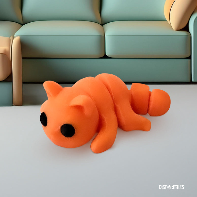 Distracties Cat - 3D Printed Articulated Toy Fidget Friend