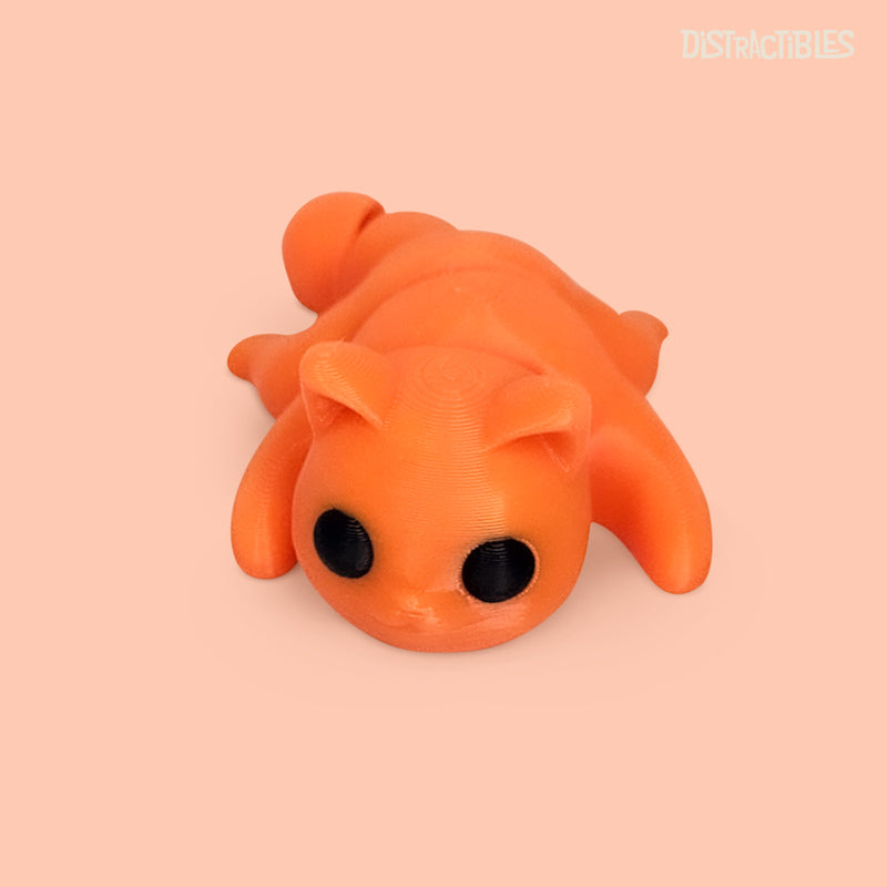 Distracties Cat - 3D Printed Articulated Toy Fidget Friend