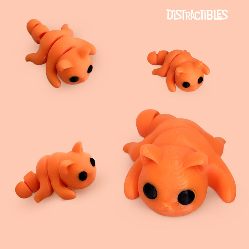 Distracties Cat - 3D Printed Articulated Toy Fidget Friend