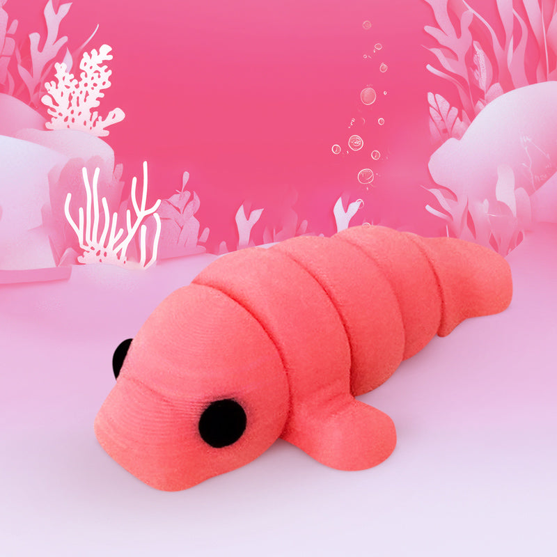 Distracties Manatee - 3D Printed Articulated Toy Fidget Friend