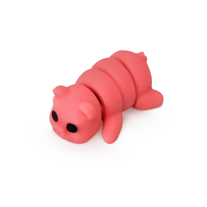 Distracties Pig - 3D Printed Articulated Toy Fidget Friend