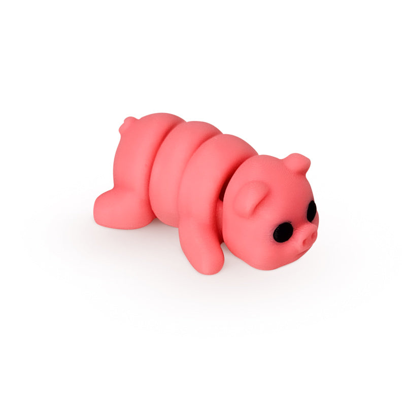 Distracties Pig - 3D Printed Articulated Toy Fidget Friend