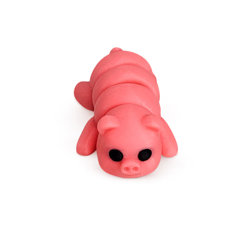 Distracties Pig - 3D Printed Articulated Toy Fidget Friend