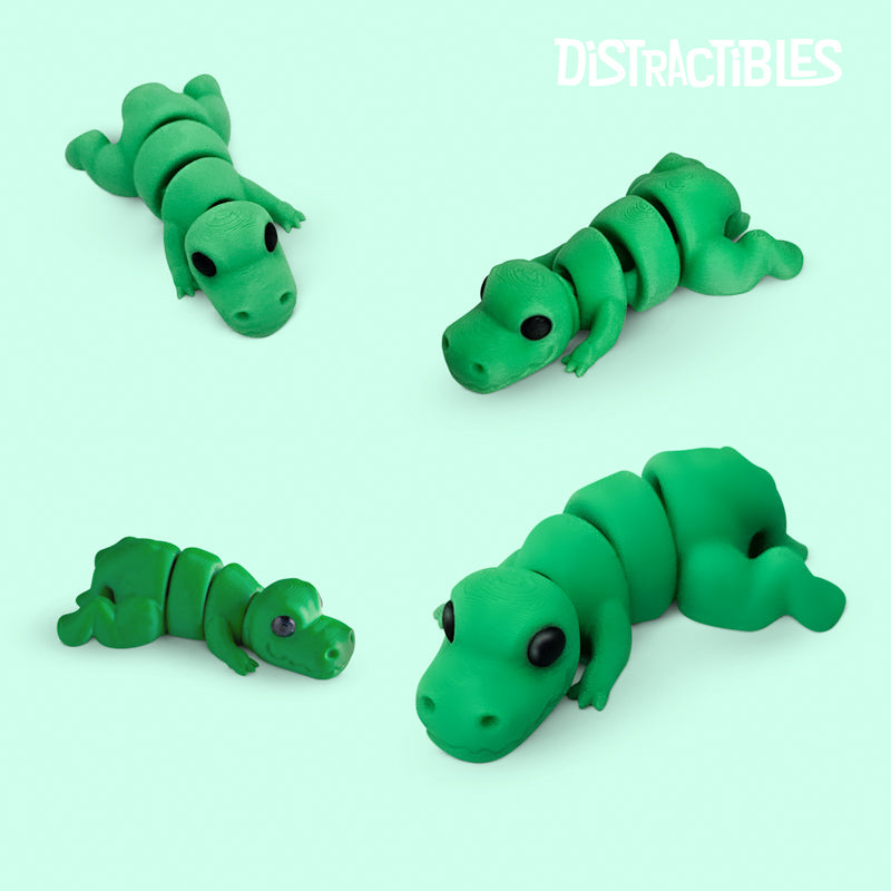 Distracties T-Rex - 3D Printed Articulated Toy Fidget Friend