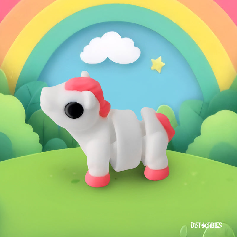 Distracties Horse - 3D Printed Articulated Toy Fidget Friend