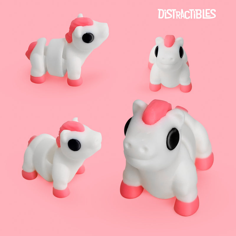 Distracties Horse - 3D Printed Articulated Toy Fidget Friend