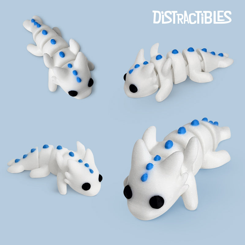 Distracties Dragon - 3D Printed Articulated Toy Fidget Friend