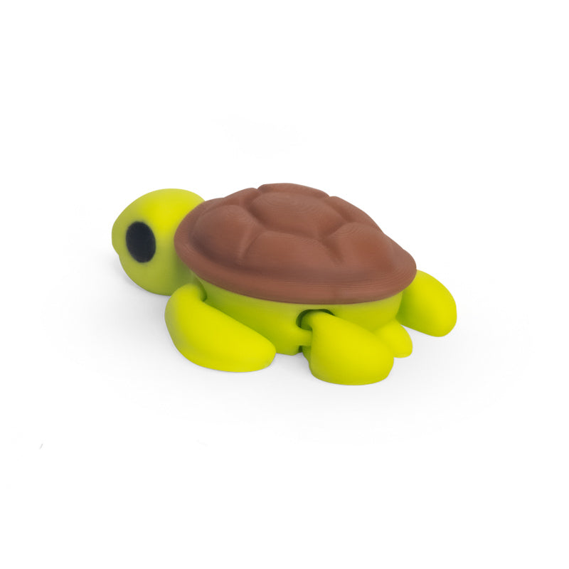 Distracties Turtle - 3D Printed Articulated Toy Fidget Friend