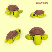 Thumbnail for Distracties Turtle - 3D Printed Articulated Toy Fidget Friend