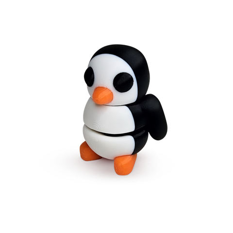 Distracties Penguin - 3D Printed Articulated Toy Fidget Friend