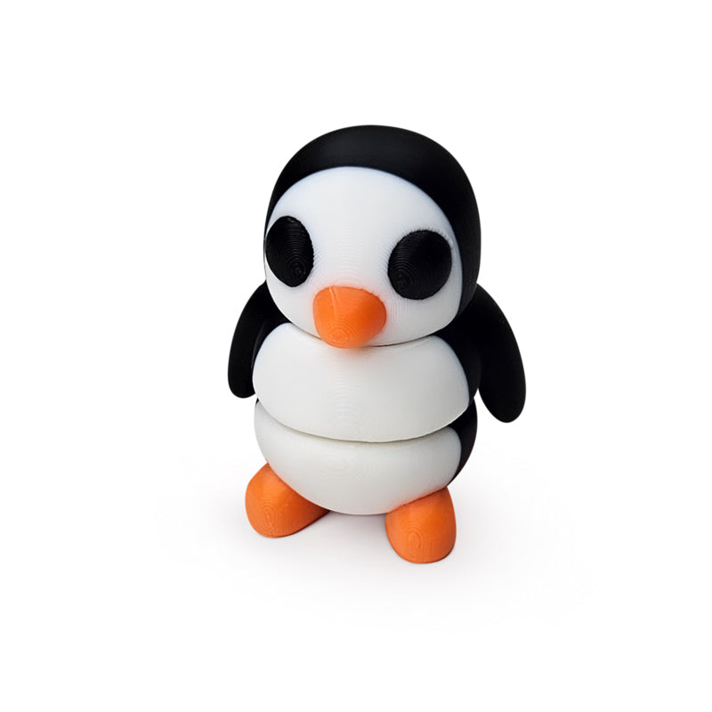 Distracties Penguin - 3D Printed Articulated Toy Fidget Friend