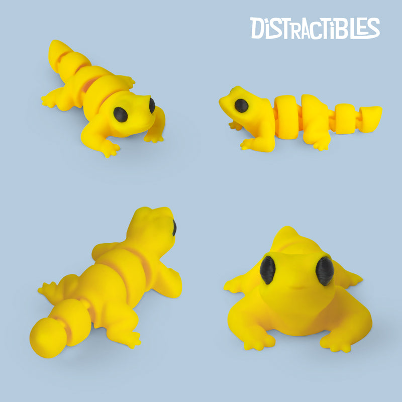 Distracties Lizard - 3D Printed Articulated Toy Fidget Friend