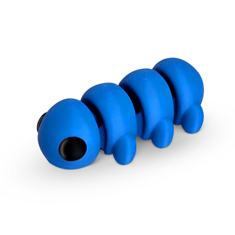 Distracties Caterpillar - 3D Printed Articulated Toy Fidget Friend