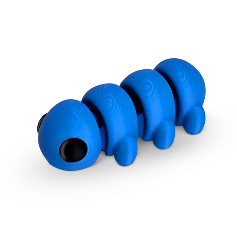 Distracties Caterpillar - 3D Printed Articulated Toy Fidget Friend