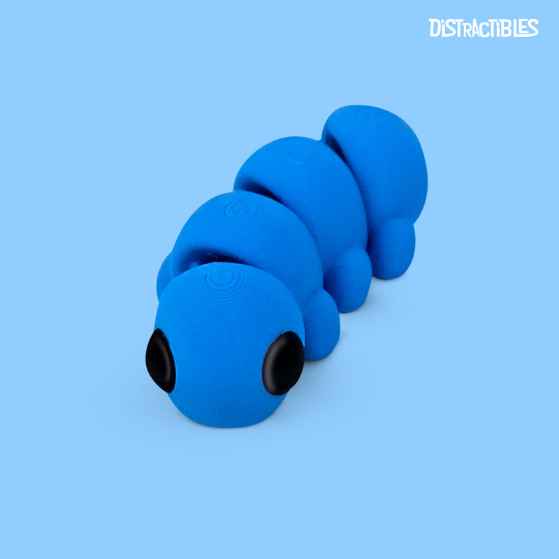 Distracties Caterpillar - 3D Printed Articulated Toy Fidget Friend