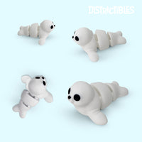 Thumbnail for Distracties Seal - 3D Printed Articulated Toy Fidget Friend