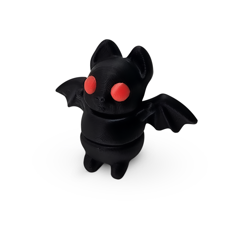 Distracties Bat - 3D Printed Articulated Toy Fidget Friend