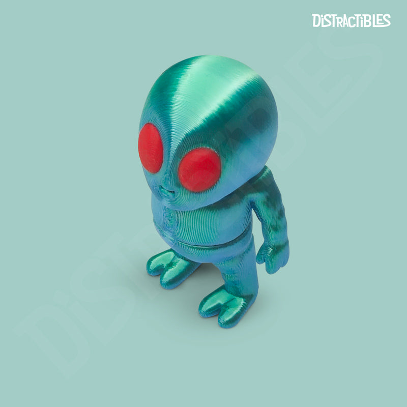 Distracties Alien - 3D Printed Articulated Toy Fidget Friend