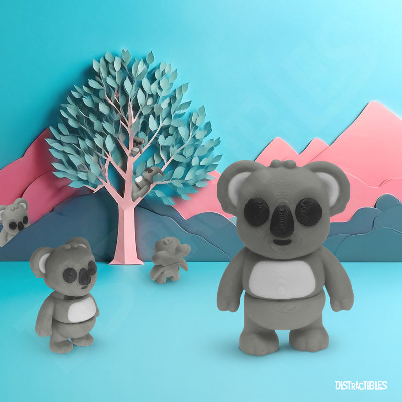 Distracties Koala - 3D Printed Articulated Toy Fidget Friend