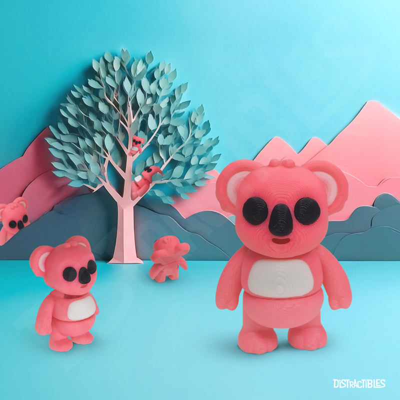 Distracties Koala - 3D Printed Articulated Toy Fidget Friend