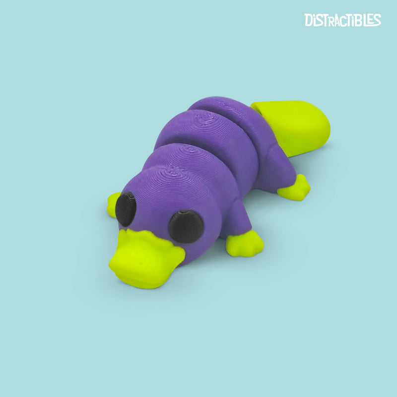 Distracties Platypus - 3D Printed Articulated Toy Fidget Friend